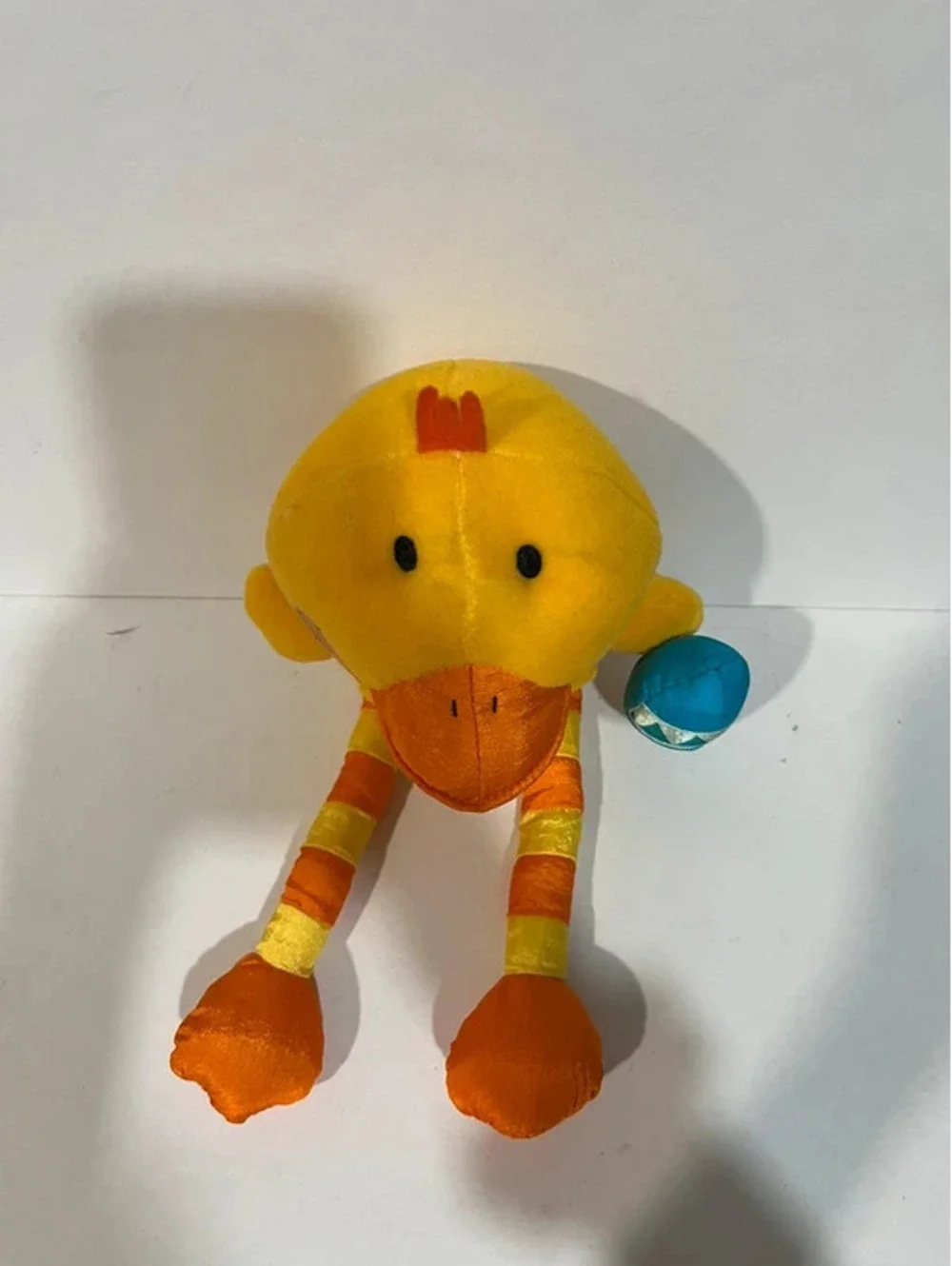 Gibson Greetings Vtg Chick Holding Egg Plush Stuffed Animal Toy Easter 1996